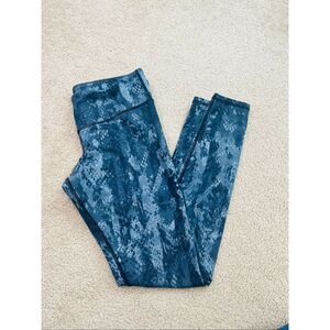 Alo Yoga Leggings Gray Black Abstract Print High-Rise Women’s Small